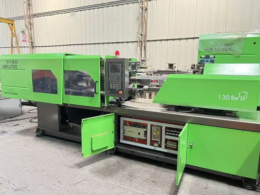 Masaüstü Kullanılmış Plastik Enjeksiyon Makinesi Welltec 130Ton Yüksek Hassasiyet